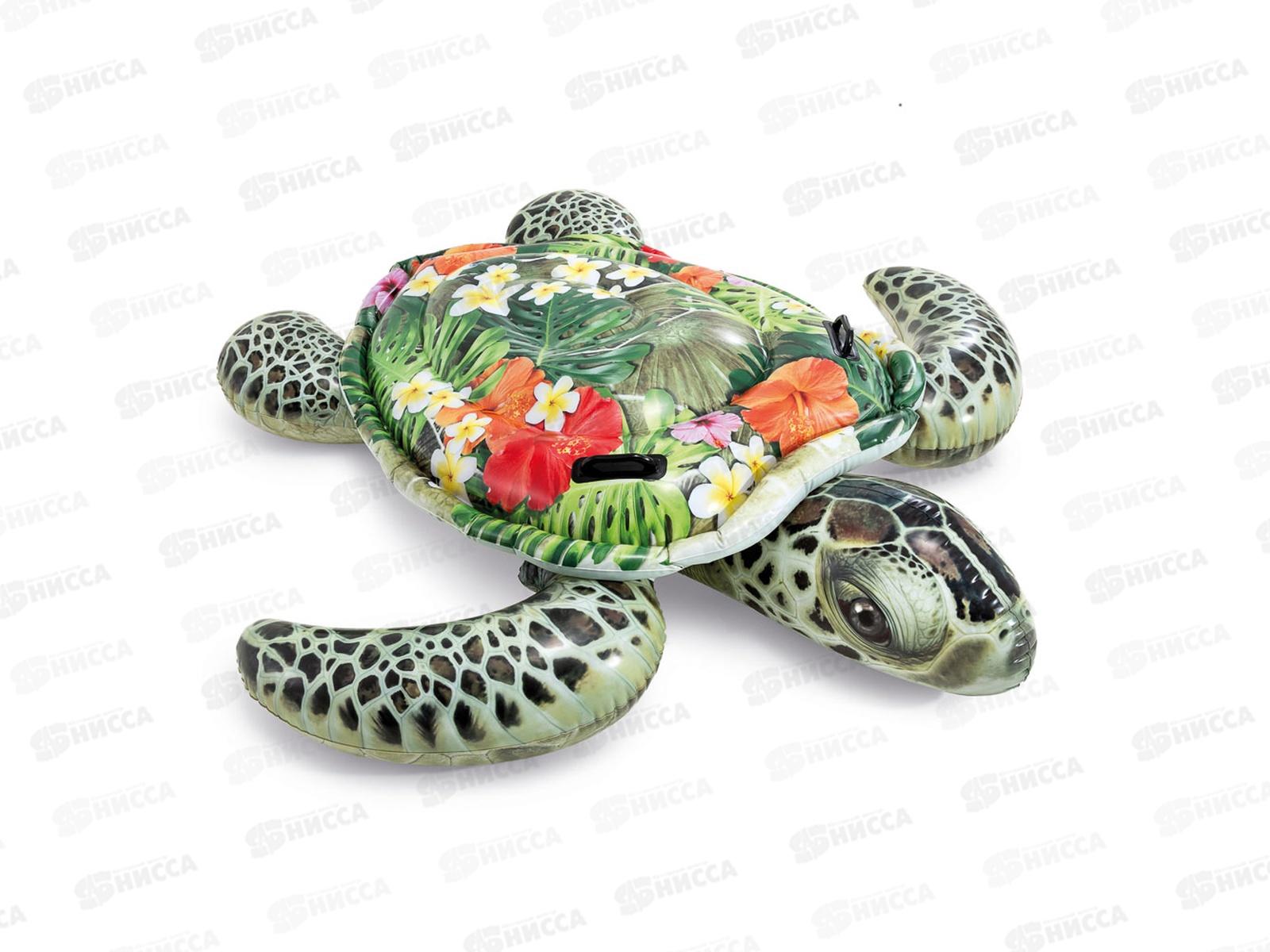 Плот надувной 57555 Настоящая черепаха (191*17см) от 3-х лет INTEX