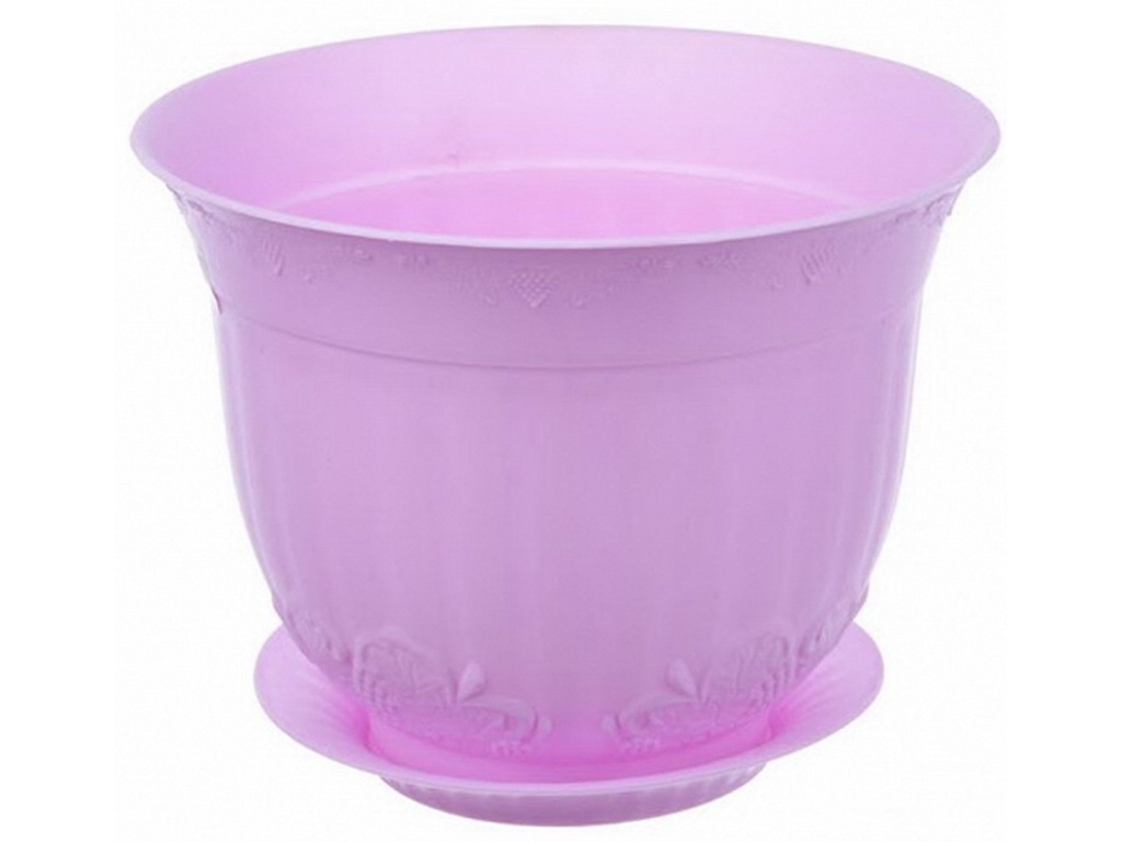 Кашпо Ангара 0,3л розовый Ангарск *20 1151