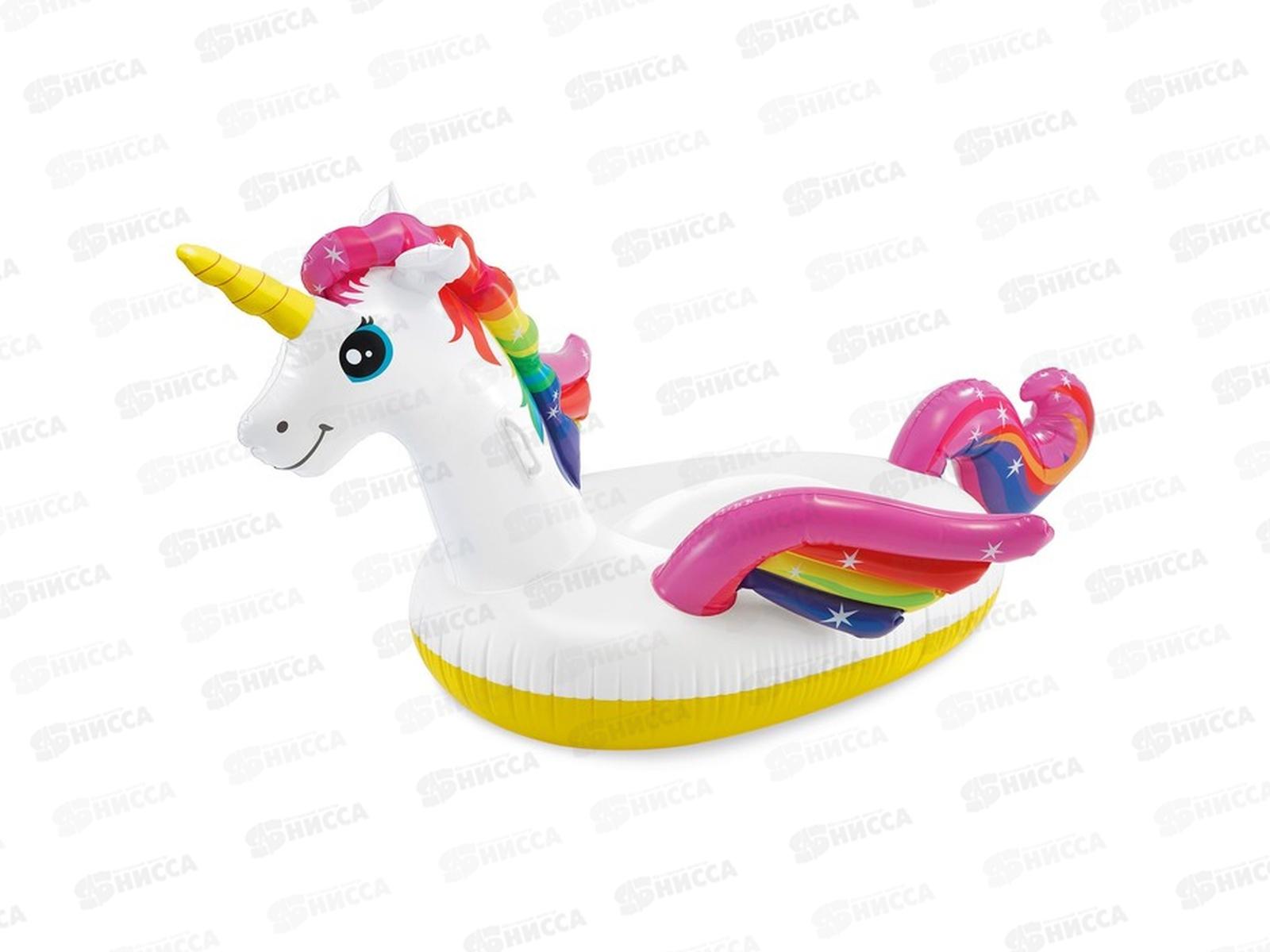 Плот надувной 57561 Единорог (198х140х102см) от 3-х лет INTEX  *4