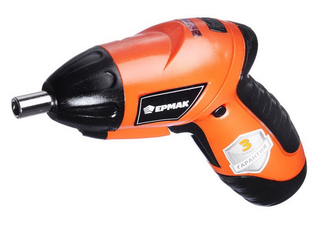 Отвертка аккум. 4.8В, 200об/мин, 2Нм, 0.7Ач(Ni-Cd) ЕРМАК 646-192 г