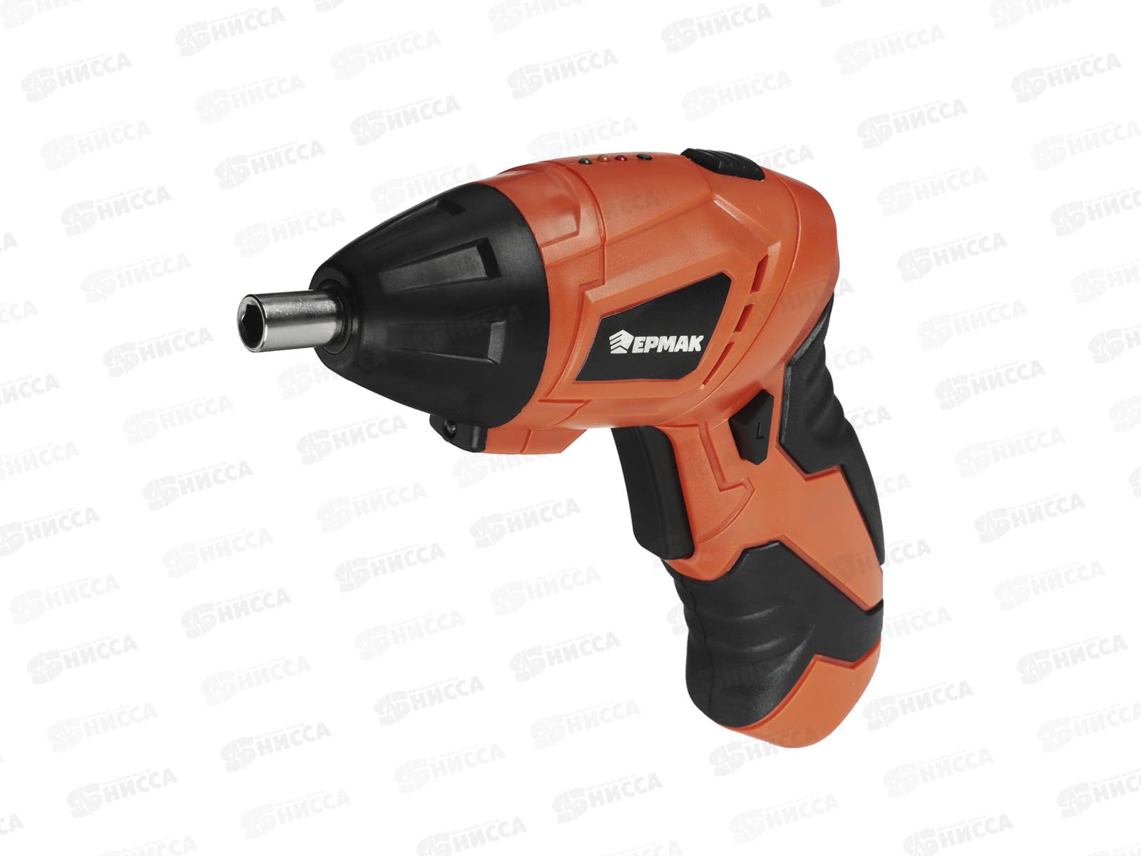 Отвертка аккумуляторная 4.8В, 200об/мин, 2Нм, 0.7Ач(Ni-Cd) ЕРМАК 646-192 г