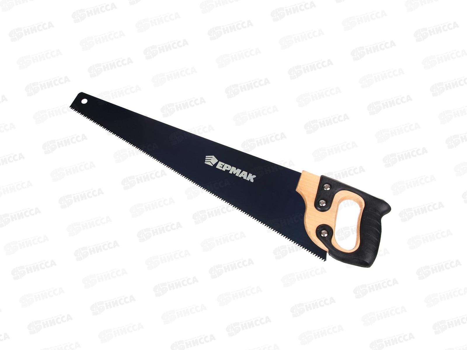 Ножовка по дереву "Ермак" 500мм деревянная ручка 663-130 г