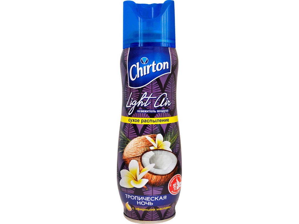 Чиртон освежитель воздуха Лайт Эйр Тропическая ночь 300мл  *12
