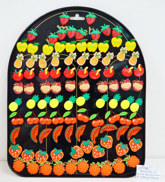 Магниты на доске 2см резина М-1380 уп-100шт *100