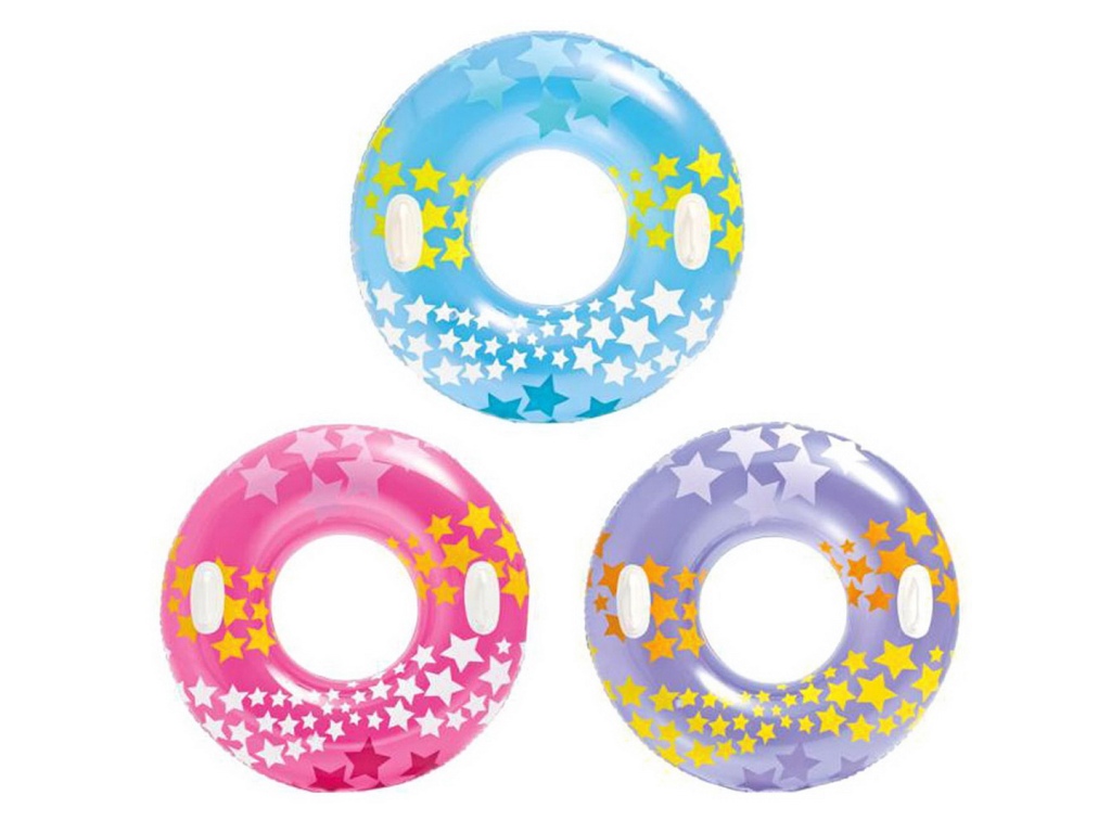 Круг надувной 59256 с ручками от 9-ти лет  INTEX