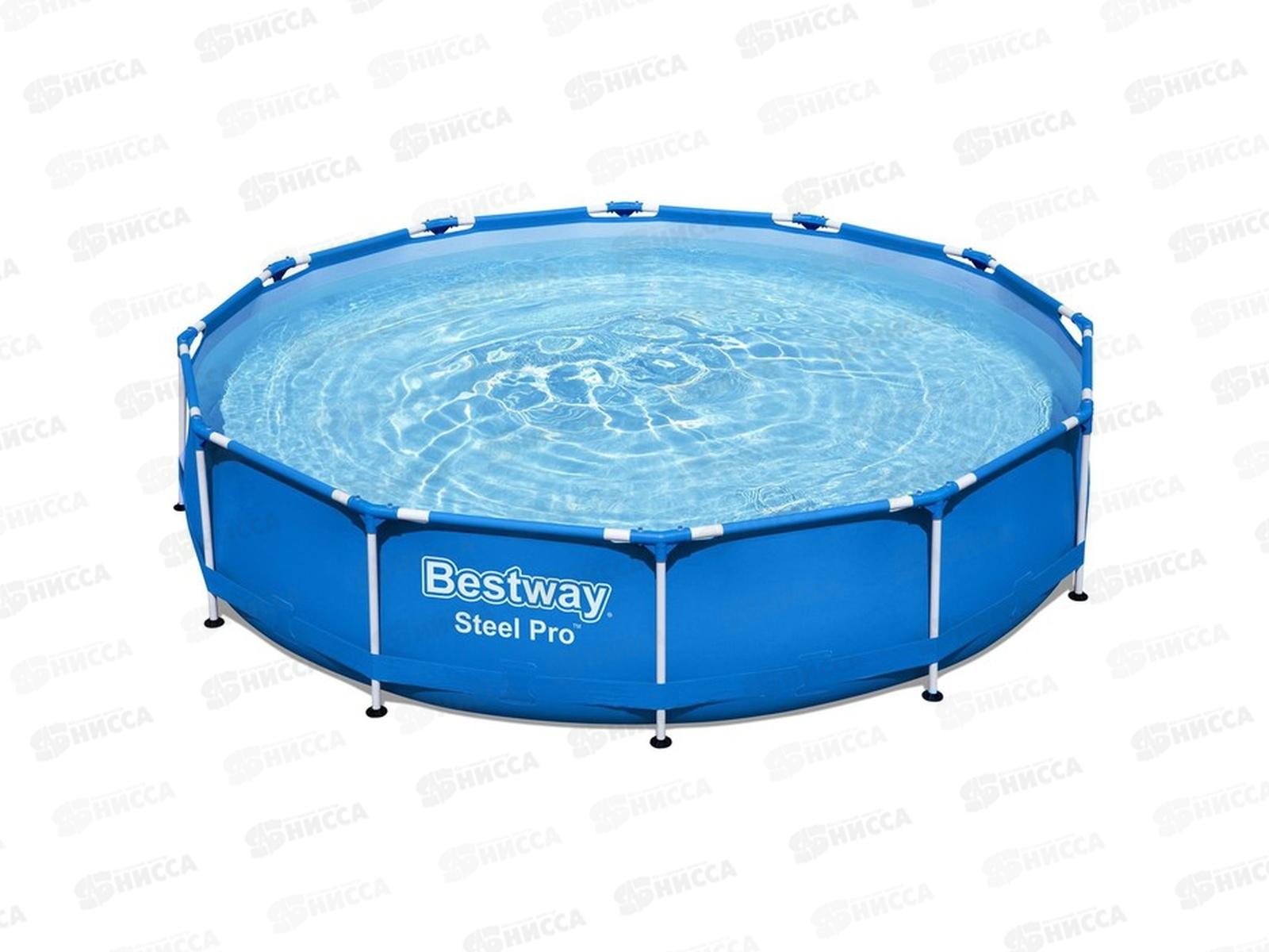 Бассейн 56681 (366*76см) каркасный насос+фильтр Bestway