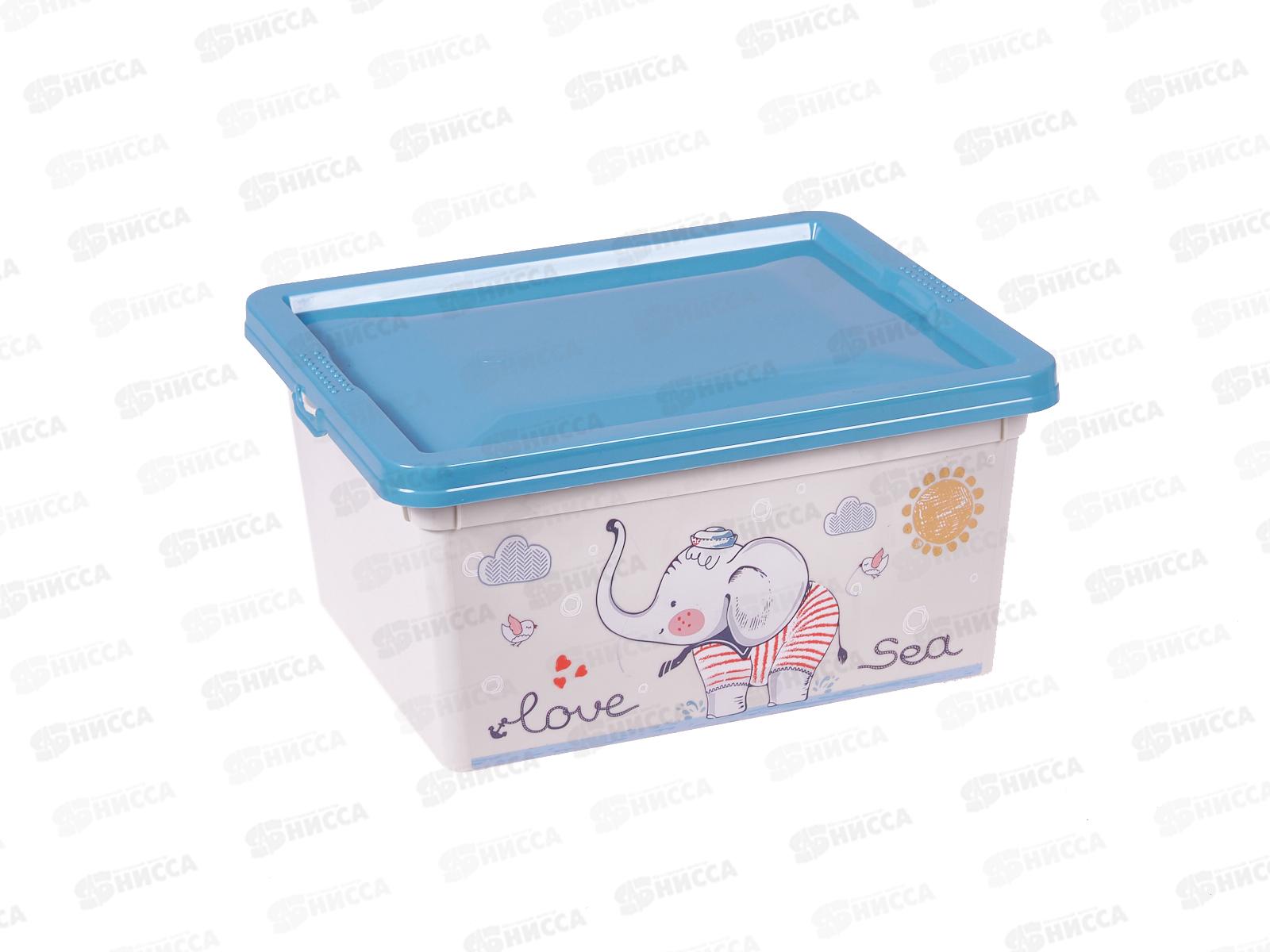 Ящик 2л ДЕКО 190*160*90мм слоник М2355 *10