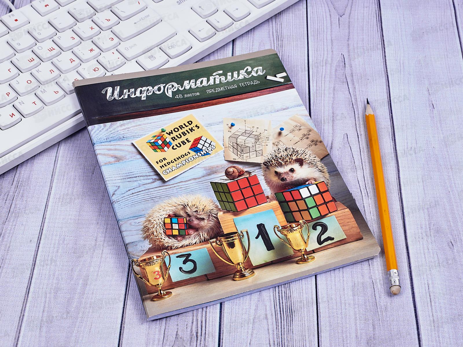 Тетрадь 48 листов клистов ПЗБМ Тайная жизнь ежей Информат. мел., 028894*5/50