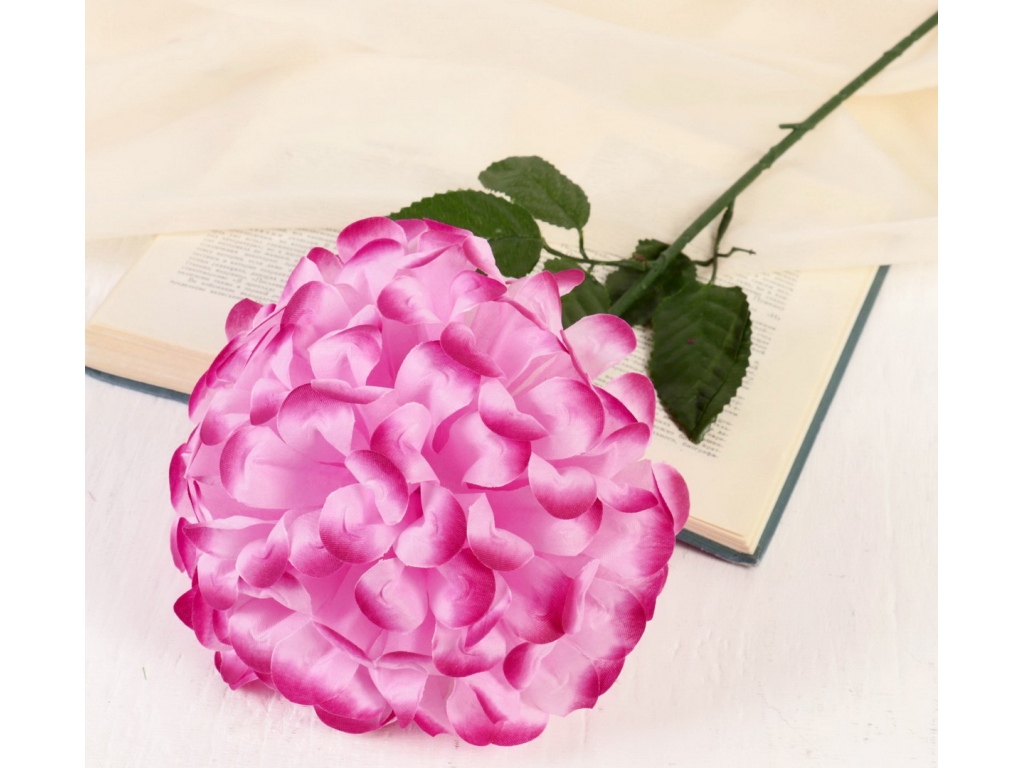 Цветы искусственные 60см Герань королевская малиновый 4560214