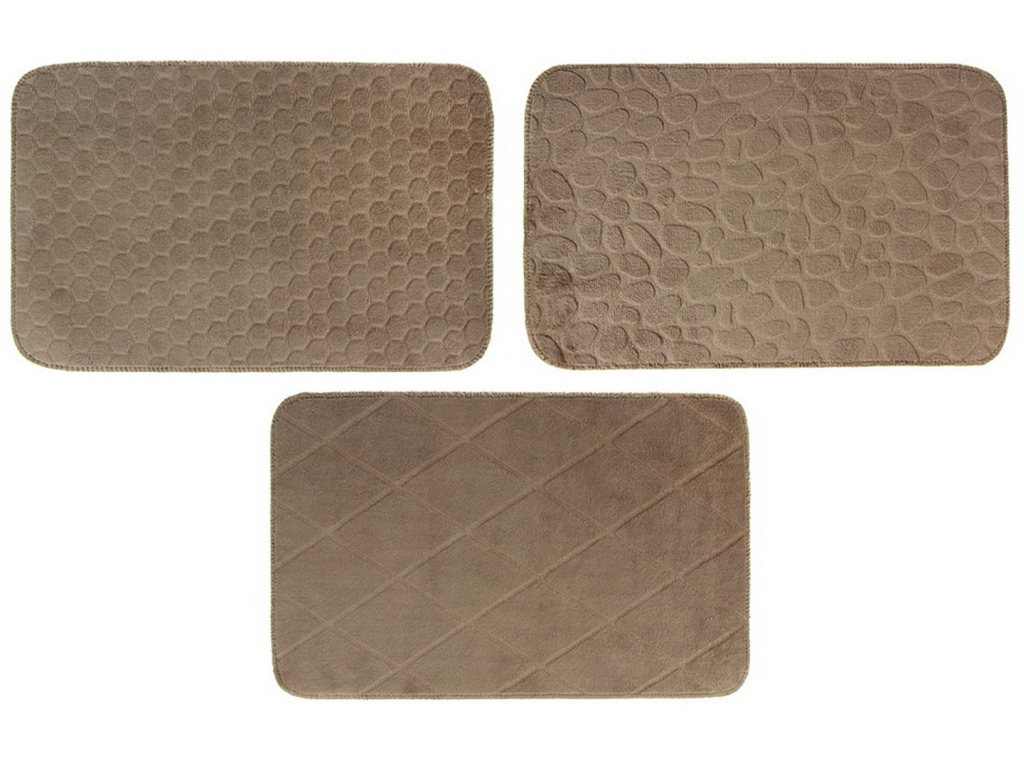 Коврик VETTA велюровый "Плитка" 35*55см 462-676 г