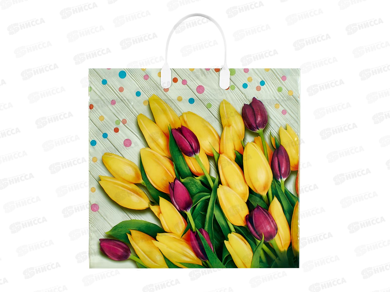 Пакет с пластиковой ручкой 38*35 Ля Фам *10/100