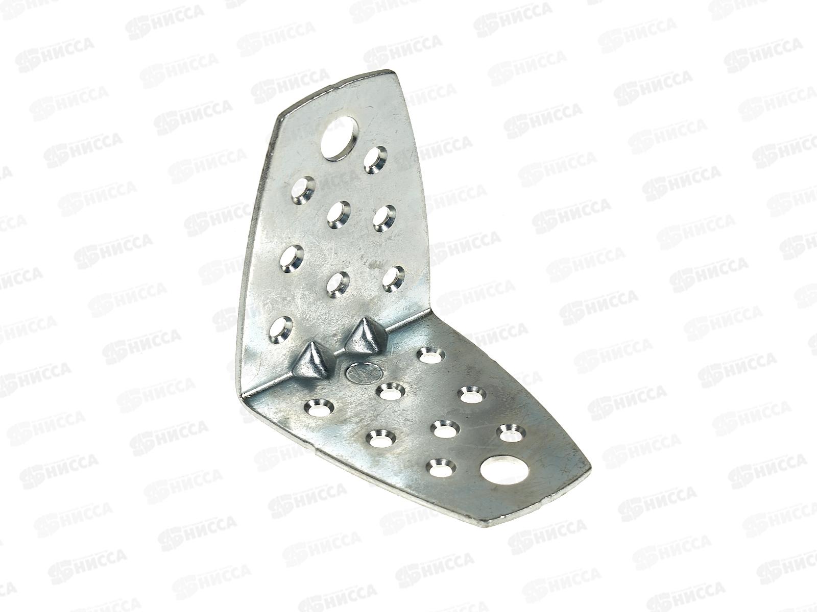 Уголок крепёжный 70*70*55*2.0 усиленный цинк (с зенковкой) *50