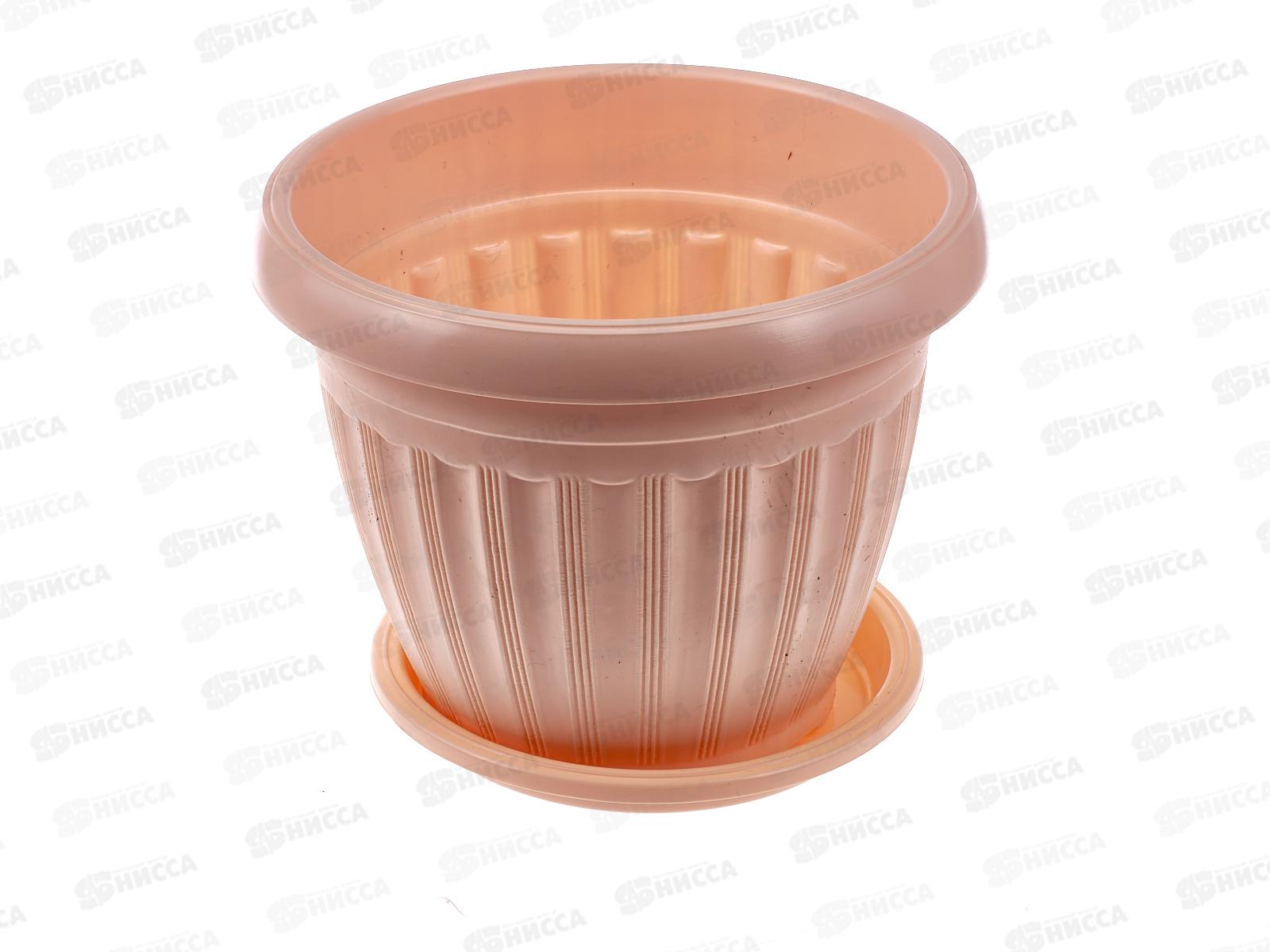 Кашпо Баргузин 1,5л бежевый Ангарск *15