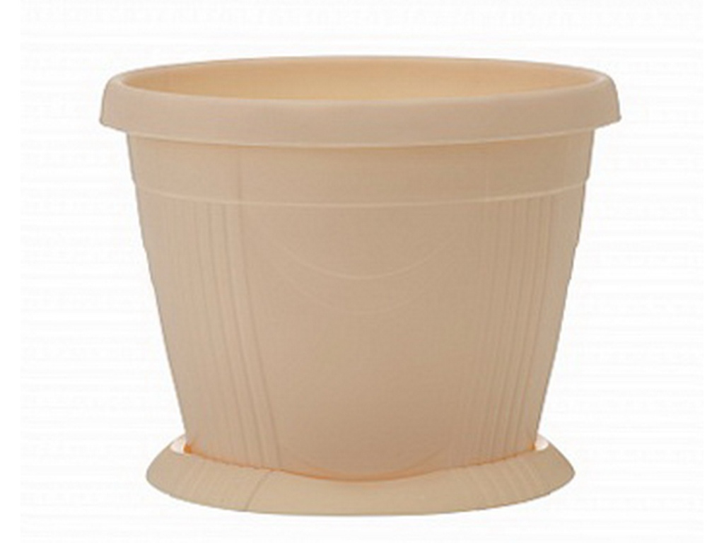 Кашпо Селенга 2л бежевый Ангарск *15