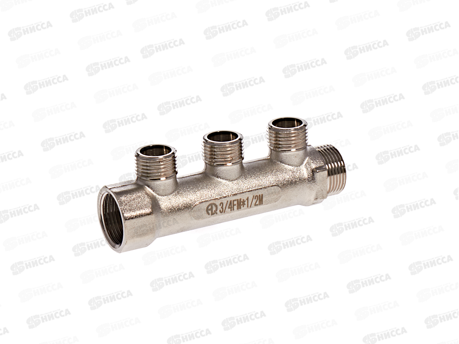 Коллектор резьбовой FМ 3/4x3/4x1/2x3, Aqualink, 02422  *2/50