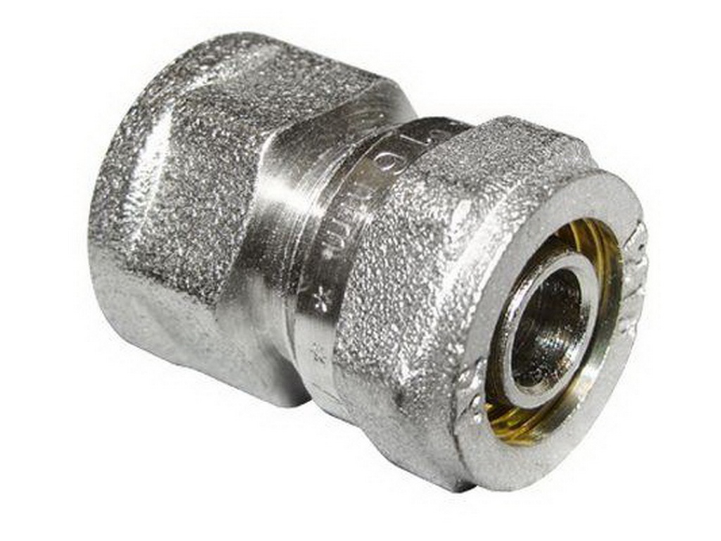 Переходник цанга/гайка S16х1/2 F, Aqualink, 00162  *10/180