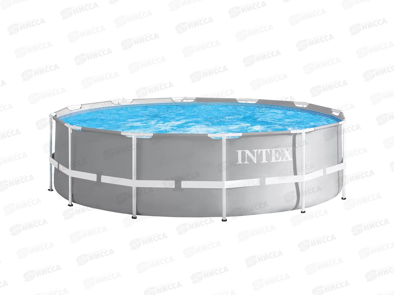 Бассейн 26706 (305*99см) каркасный, с фильтром Prism Frame INTEX