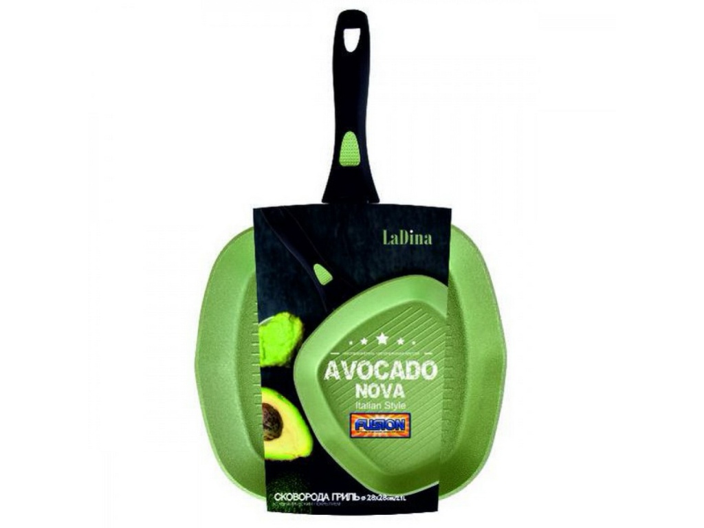 Сковорода-гриль 28*28см AVOCADO керамическое покрытие 74028 *6