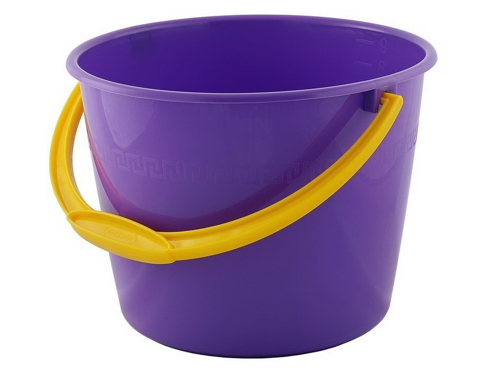 Ведро-лукошко 9л  красный ИНТ