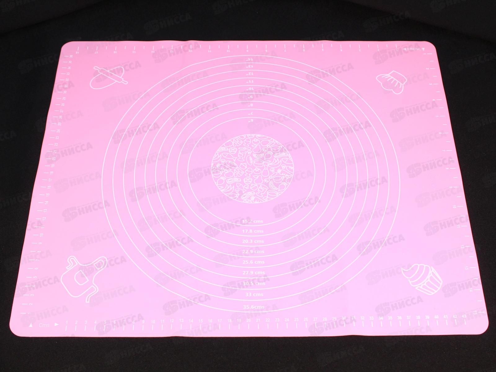 Коврик для раскатки выпечки теста 40*50см силиконовый (051644)  Ж