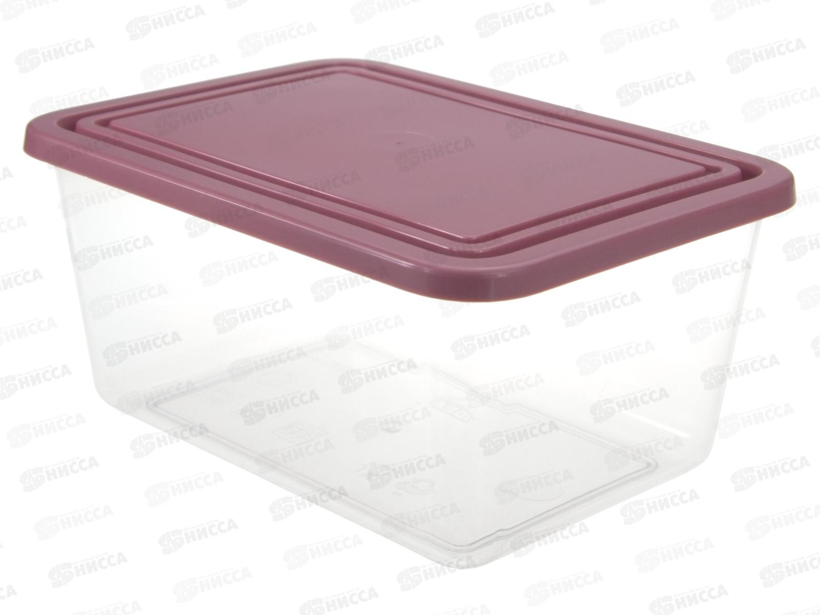 Емкость для продуктов прямоугольный 0,8л Ягодный М1451 *40