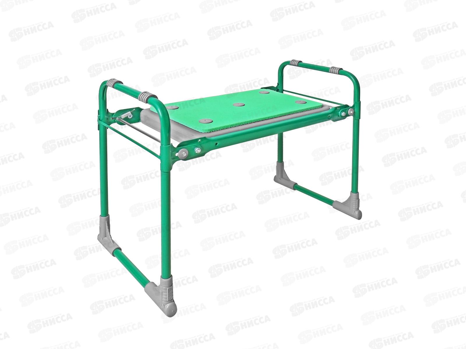 Скамейка садовая складная СКМ2 с мягким сиденьем изолон