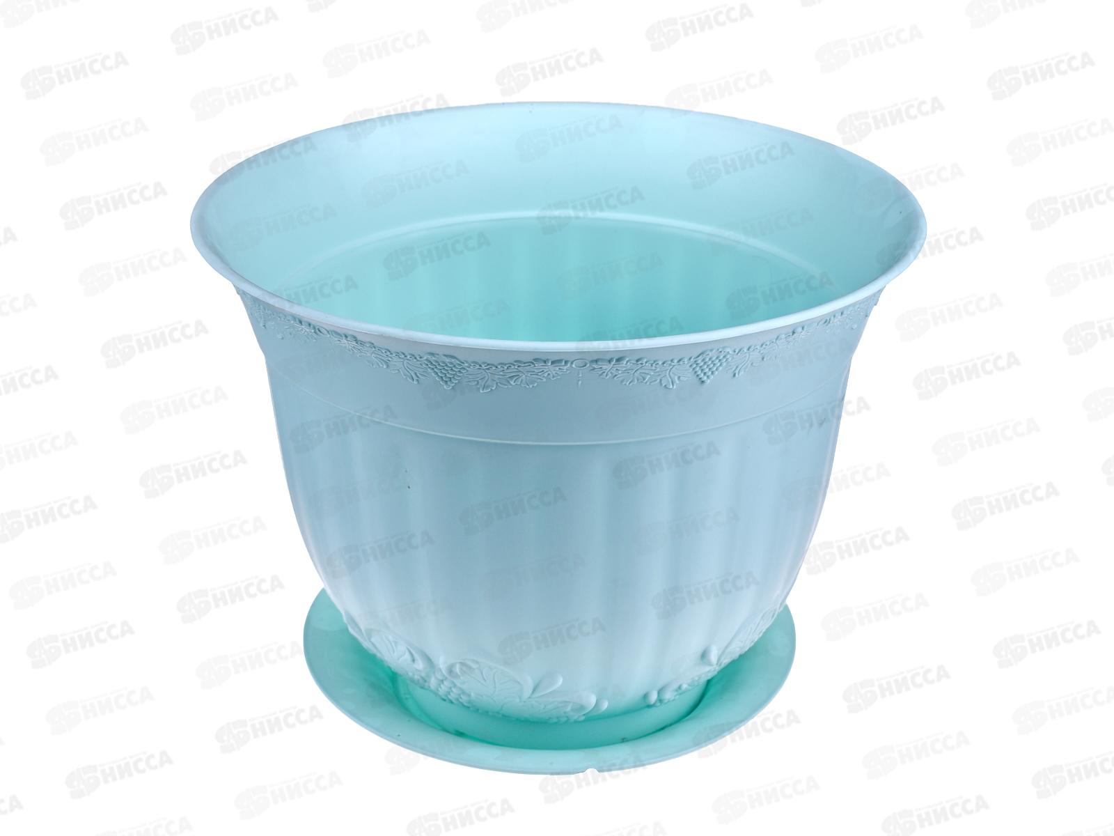 Кашпо Ангара 9л зеленый мятный Ангарск *5