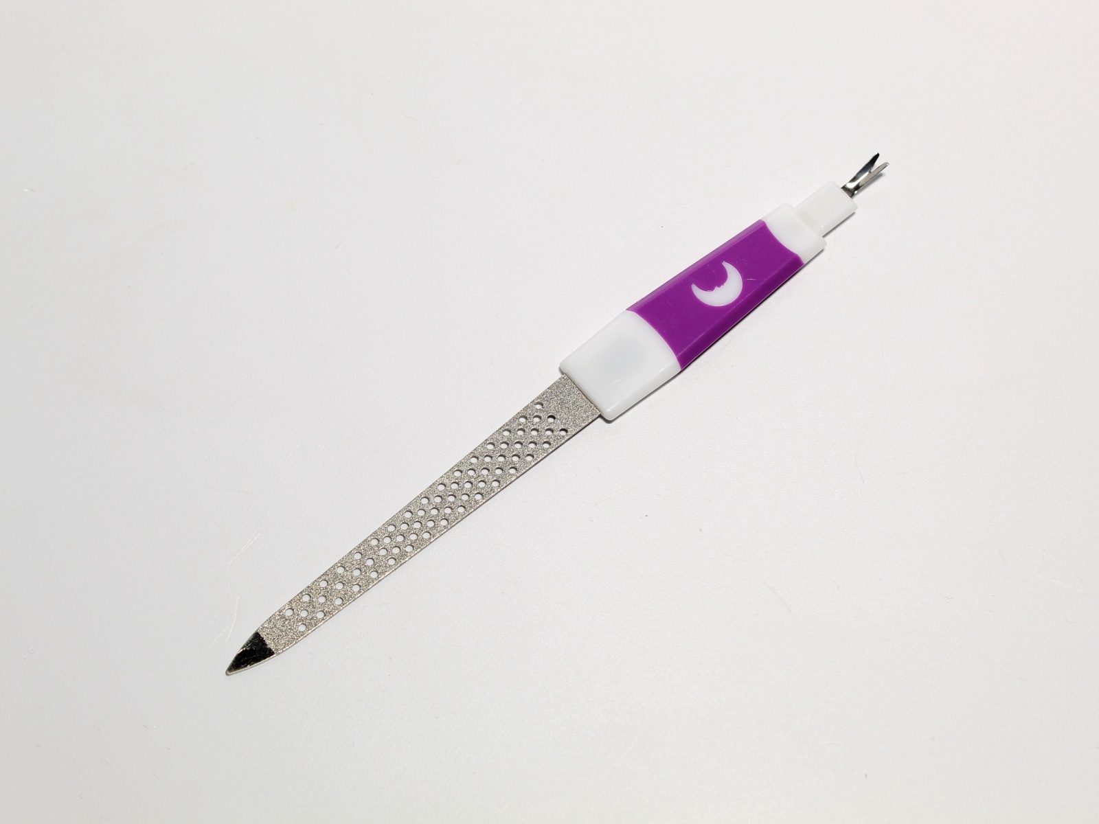 Пилочка для ногтей 16,7см в чехле металл+пластик (045304) *12  Ж