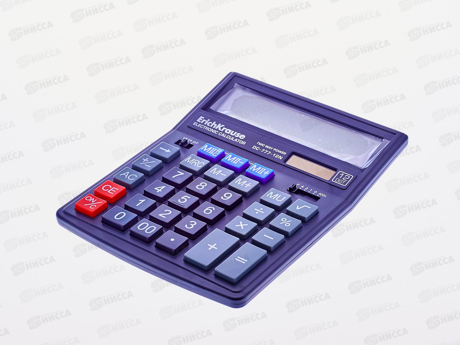 Калькулятор EK 12разрядный DC-777 *37772