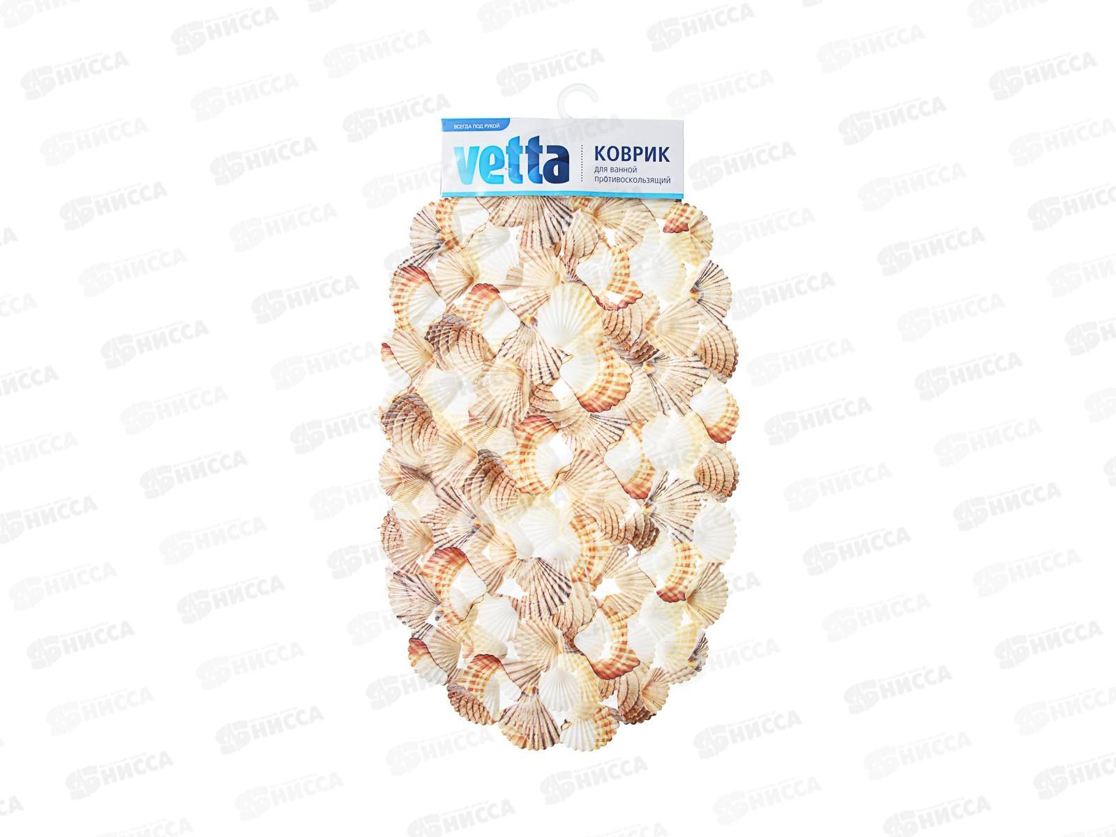 Коврик в ванную 68*38см "Сплит" противоскользящий ПВХ 462-431  г