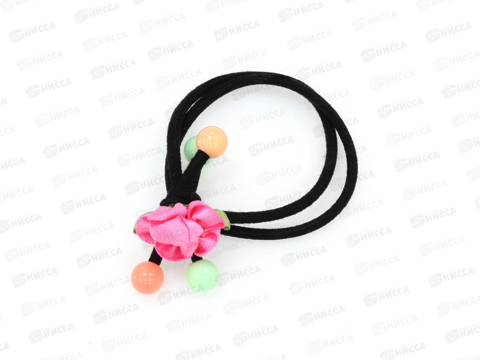 Резинка  для волос ГП737 &quotЦветок атласный&quot *40