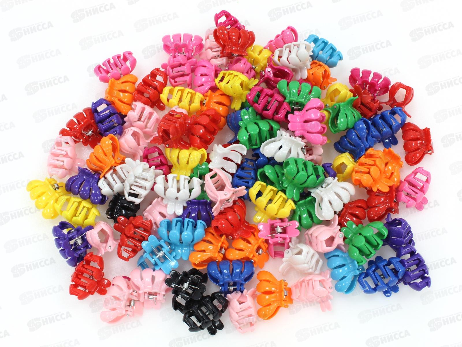 Крабик для волос ОБ452 2см 100шт микс *1