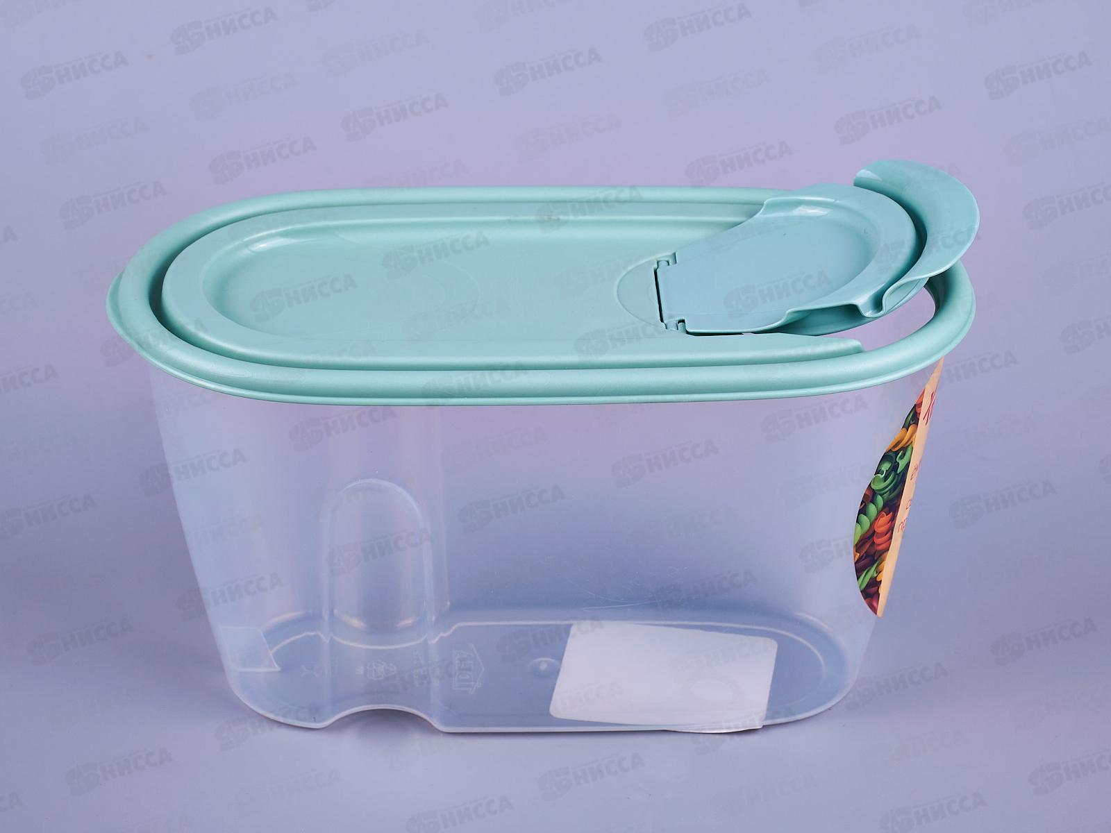 Емкость для сыпучих продуктов 0,9л Фисташковый М1220 *30