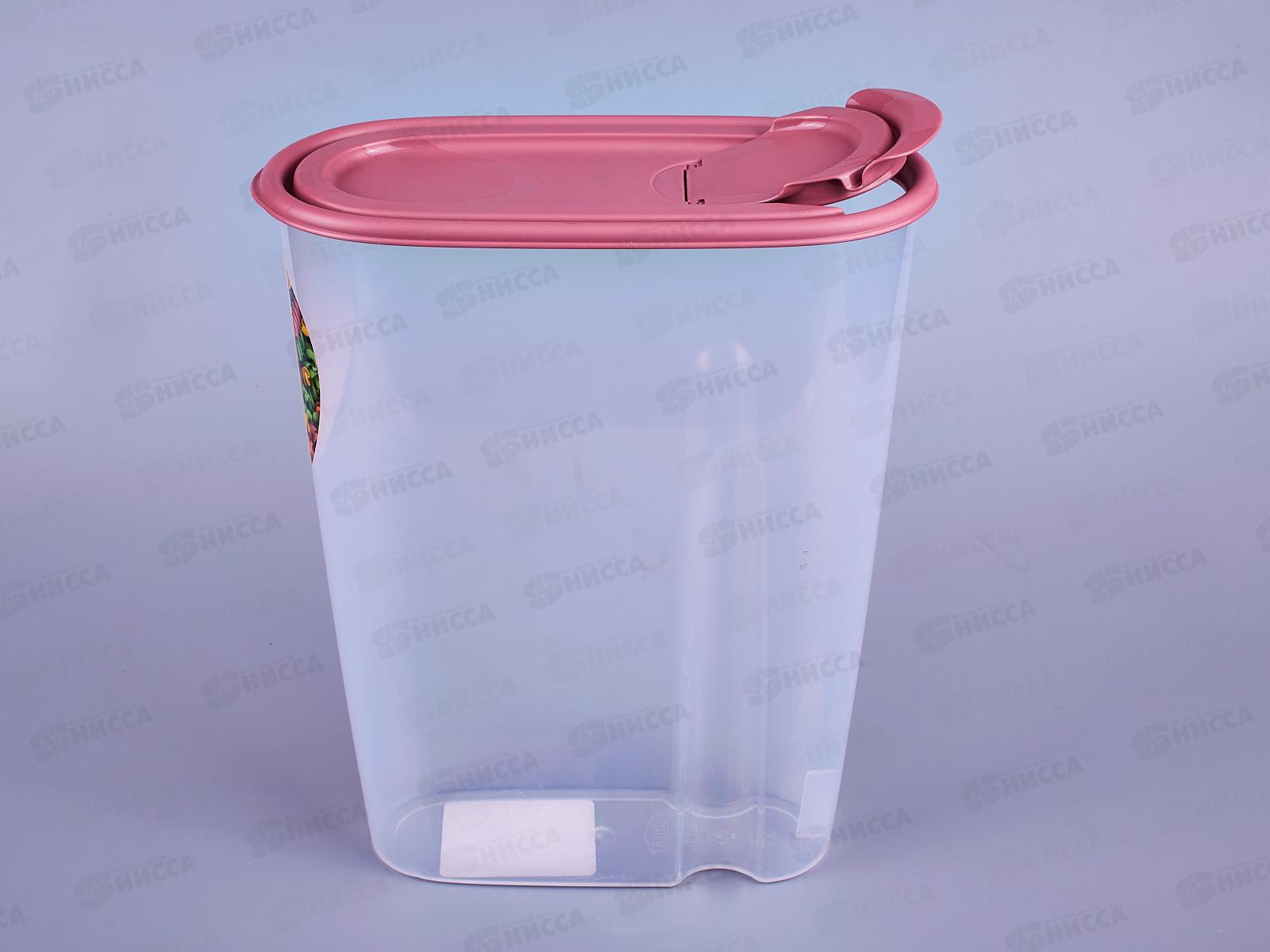 Емкость для сыпучих продуктов 2,1л Ягодный М1222 *20