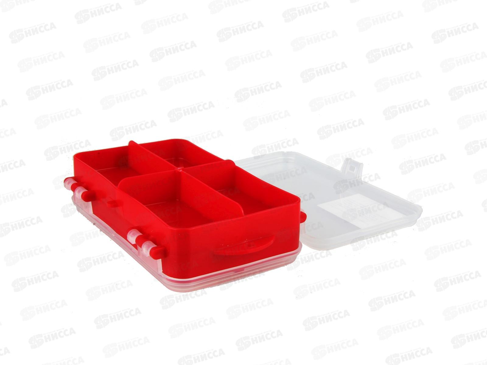 Коробочка для оснастки 2х сторонняя Helios красная 83314