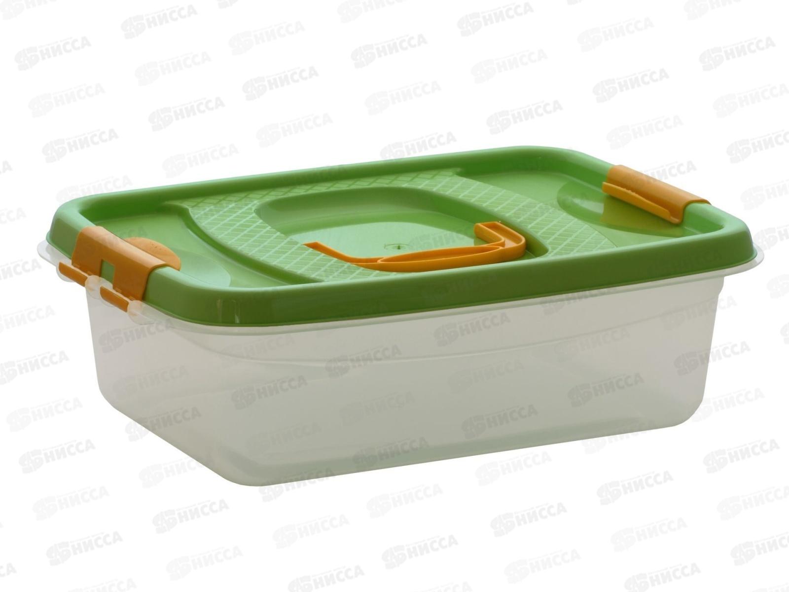 Контейнер для пищевых продуктов 8л салатовый *13  ИНТ