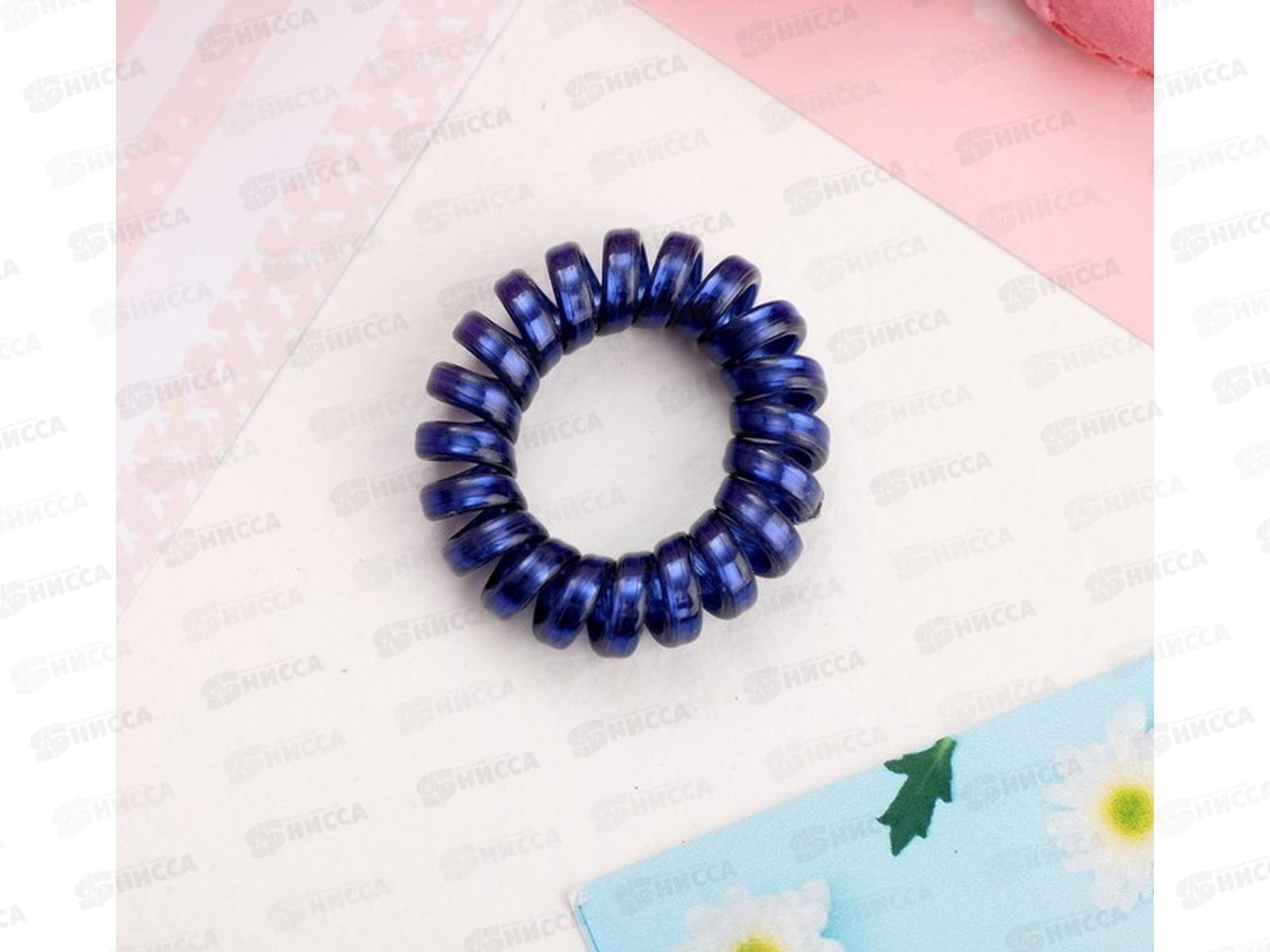 Резинка  для волос &quotПружинка&quot 3,5см металлик микс 1636506 *6