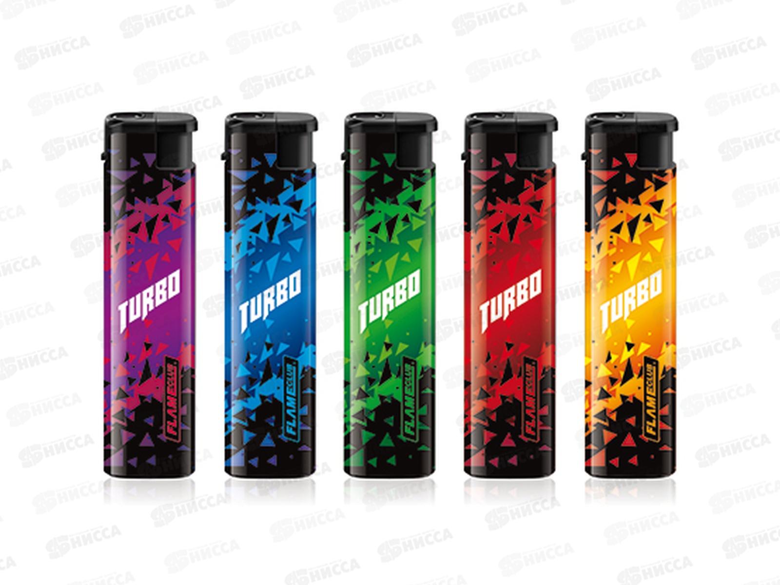 Зажигалка Flameclub P-02 TURBO 2 многоразовая 17716 *50