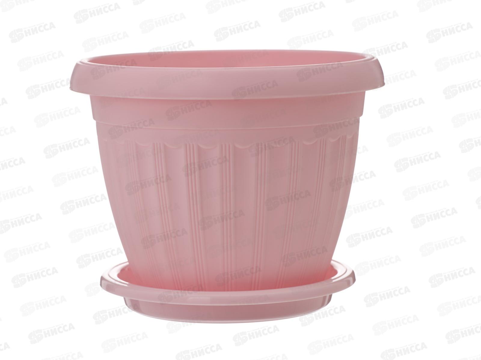 Кашпо Баргузин 0,5л розовый Ангарск *20