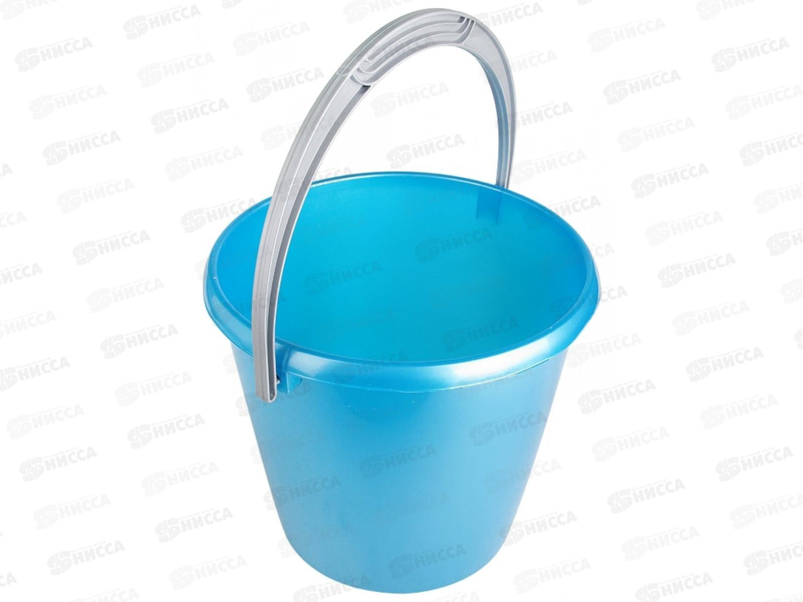 Ведро 10л без крышки Соло С633 бирюзовое *17