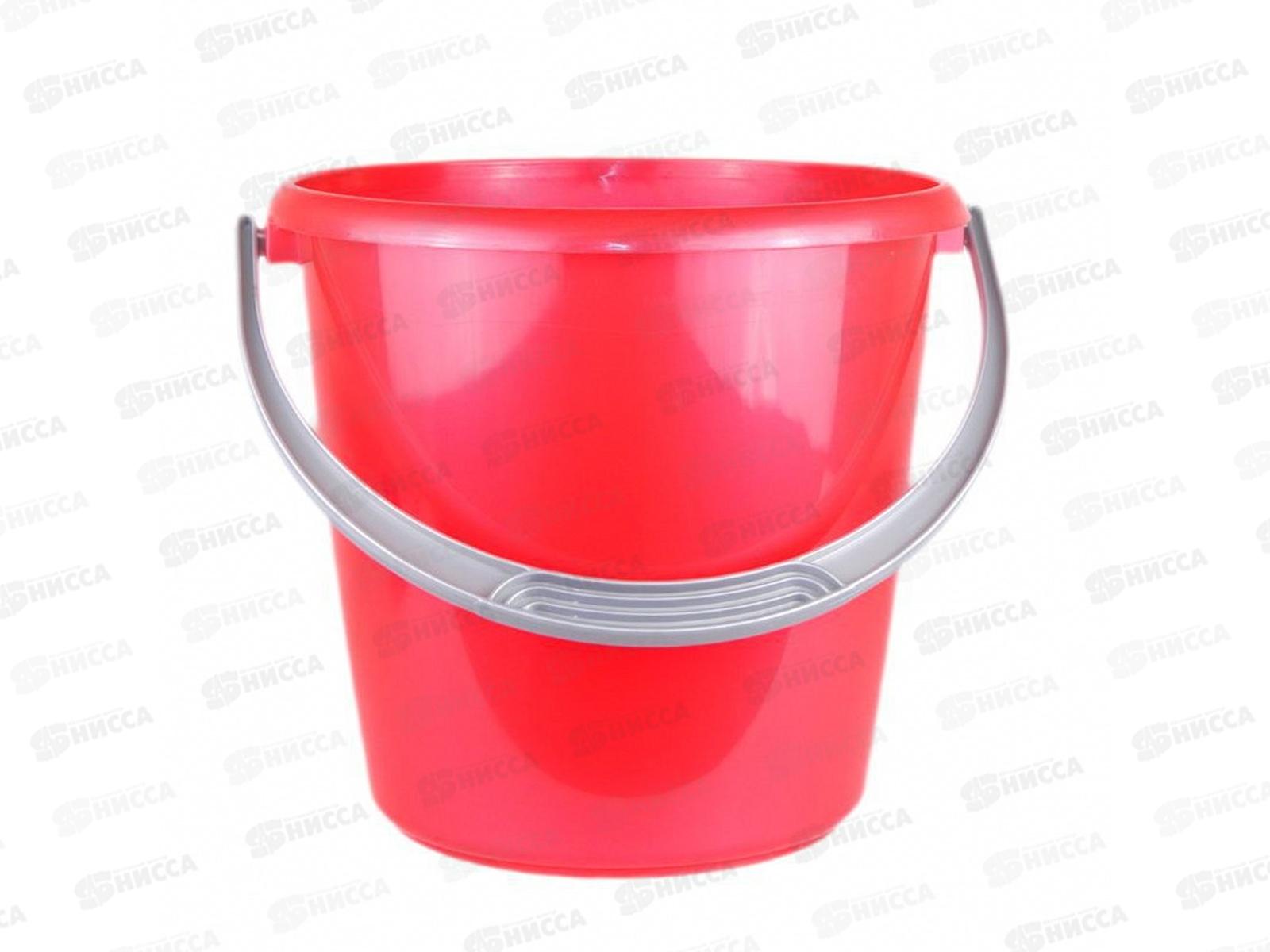 Ведро 10л без крышки Соло С633 красное *17