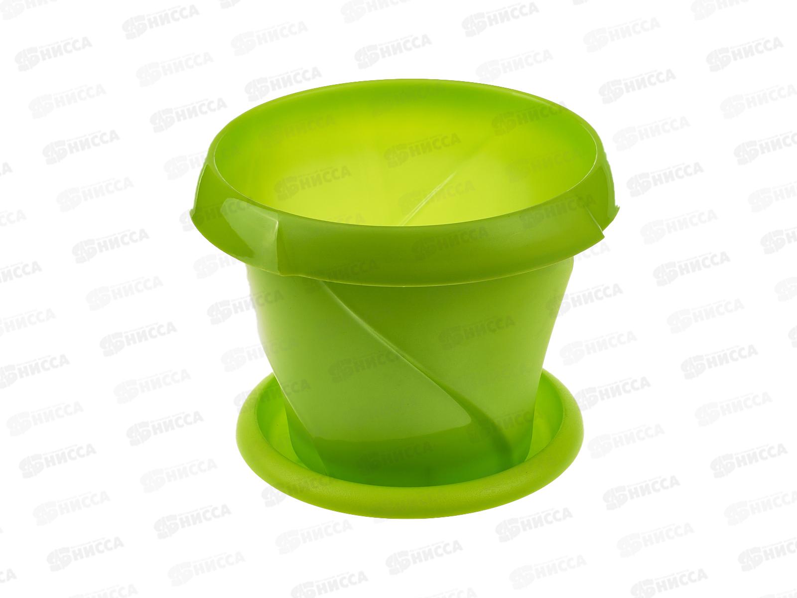 Кашпо &quotФлориана&quot 1,4л Д170 С385 салатовое *28