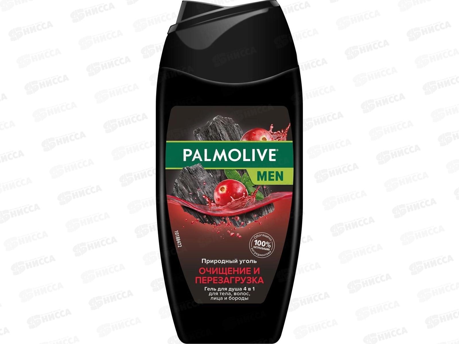 ПАЛМОЛИВ душ-гель 250мл 2в1 для мужчин Очищение и перезагруска 4в1 *12