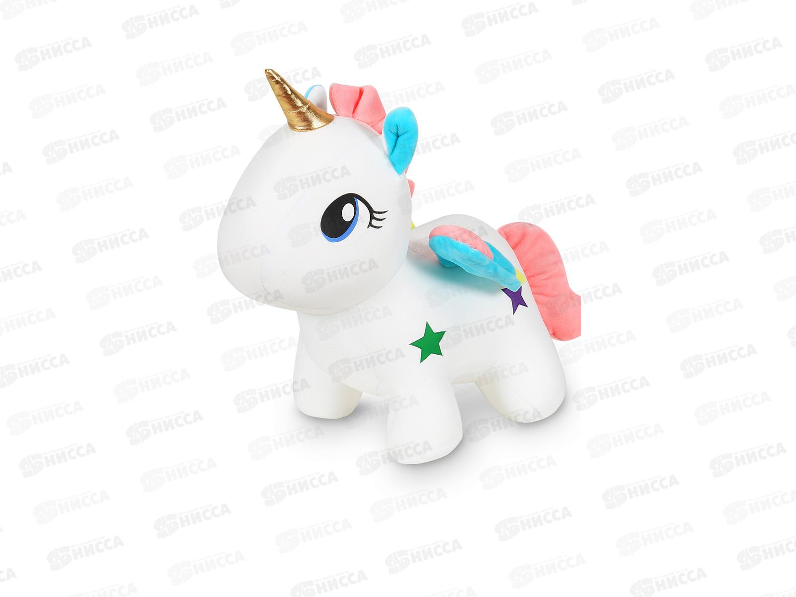 Единорог-антистресс белый 30см 1542-210, ТМ Коробейники 244820 *12  гб