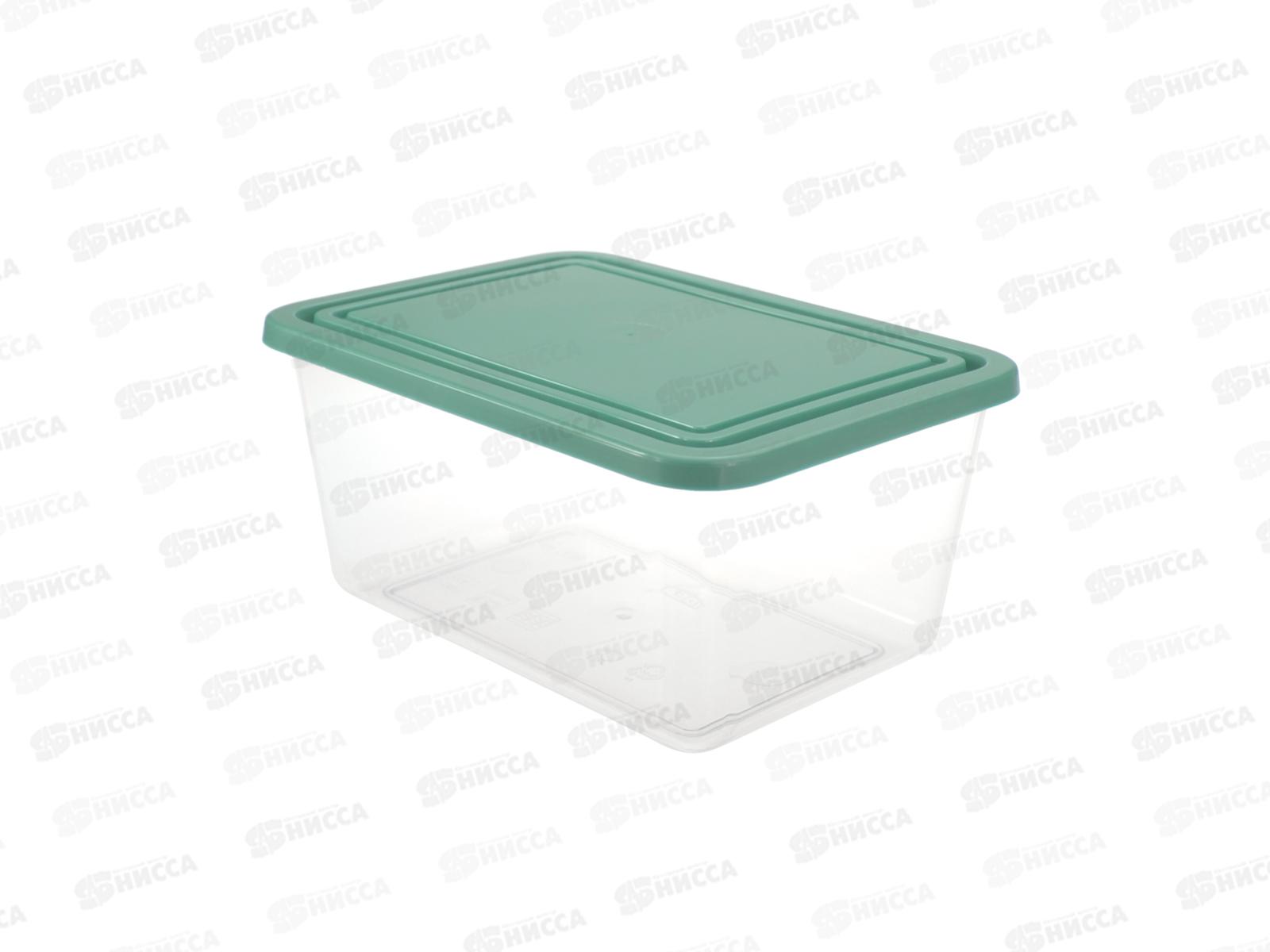 Емкость для продуктов прямоугольная 2л Фисташковый М 1453 *18