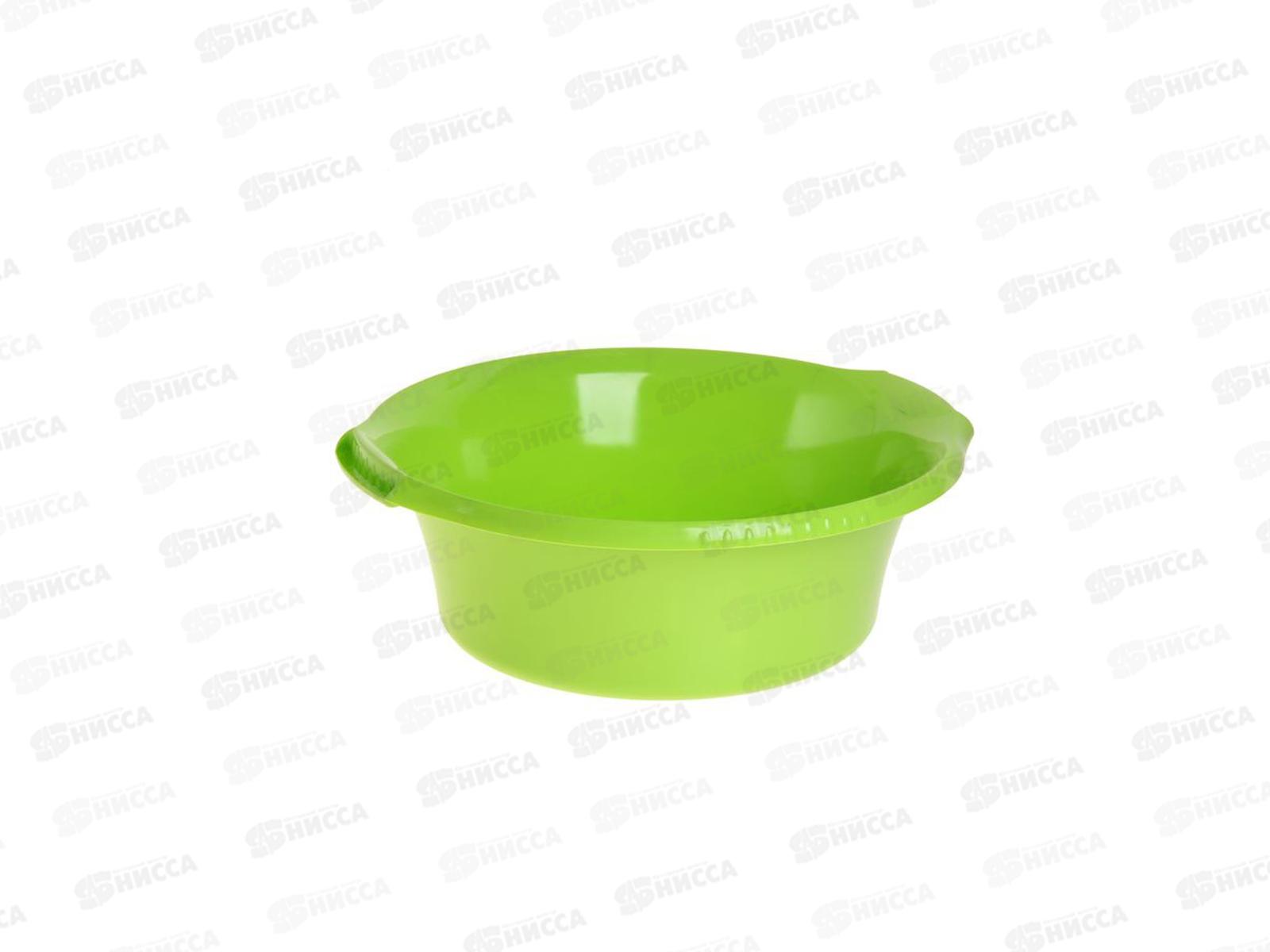 Таз  16л Водолей круглый С613 салатовый *14