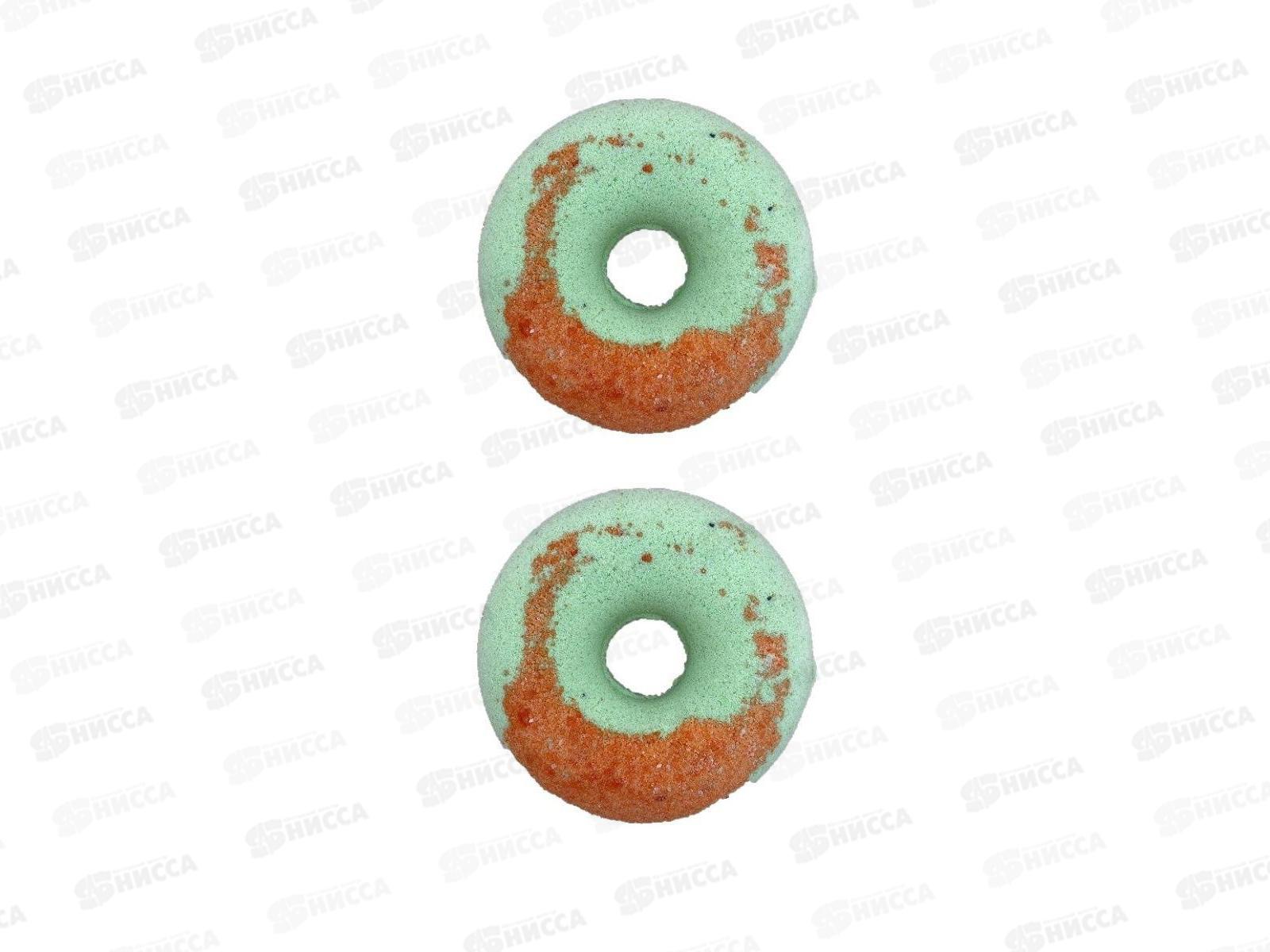 Кафе Мими Гейзер для ванны Персиковый пончик с киви 140г 516113 *12