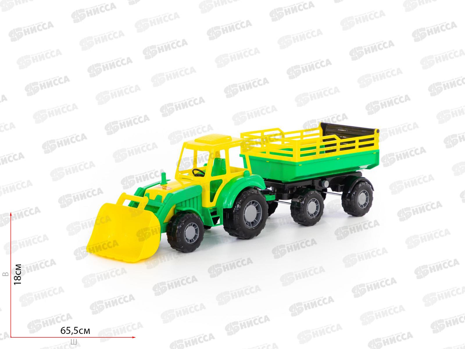 Трактор &quotАлтай&quot с прицепом и ковшом №2 35363 *6