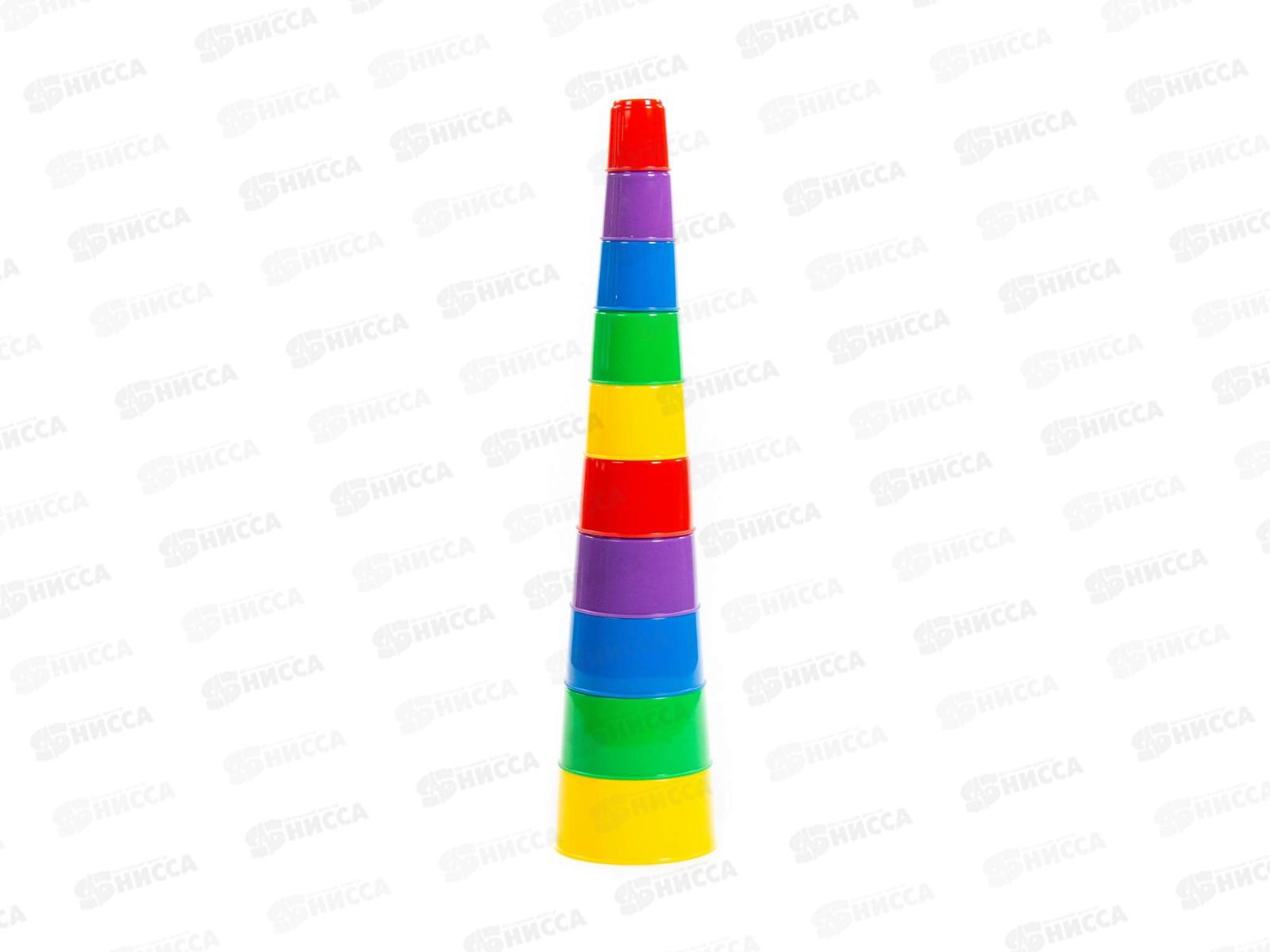 Пирамидка занимательная №2, 10 элементов в пакете 35967 *14