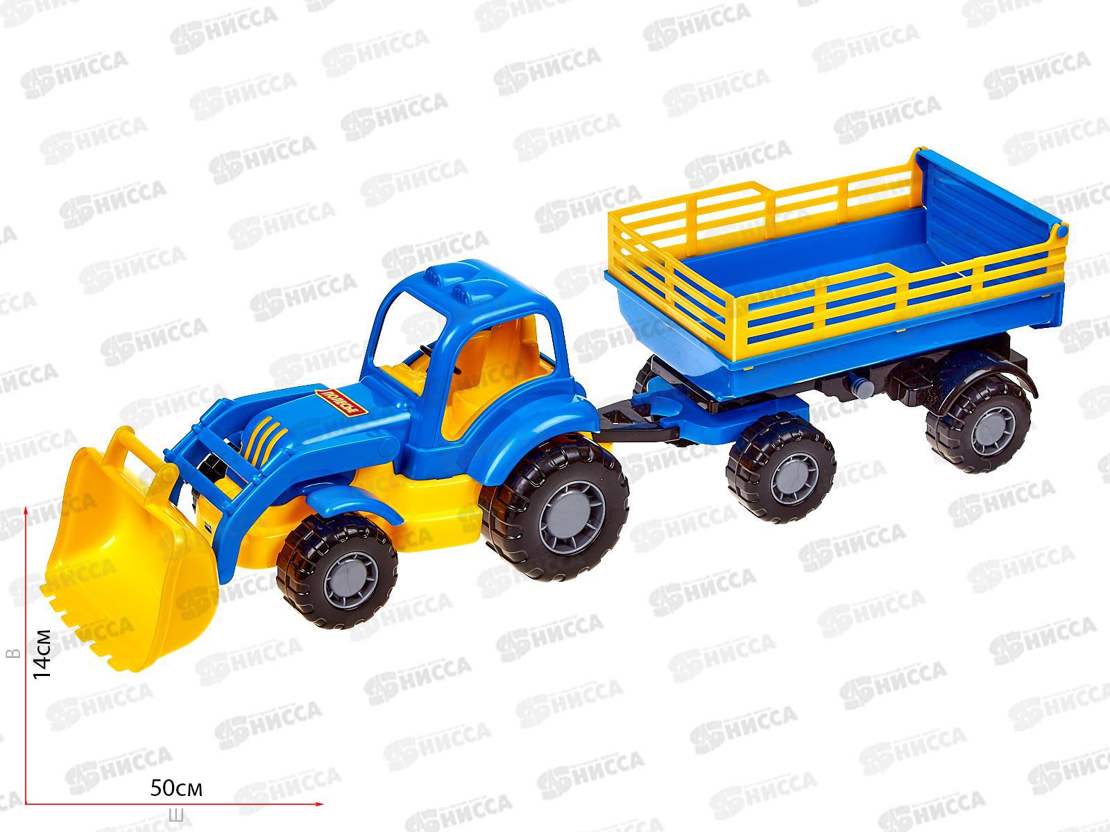 Трактор &quotКрепыш&quot с прицепом №2 44808 *6